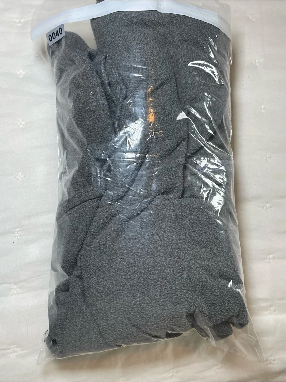 Men's The North Face Gray Quarter Zip Pullover Fleece Lightweight Size Medium